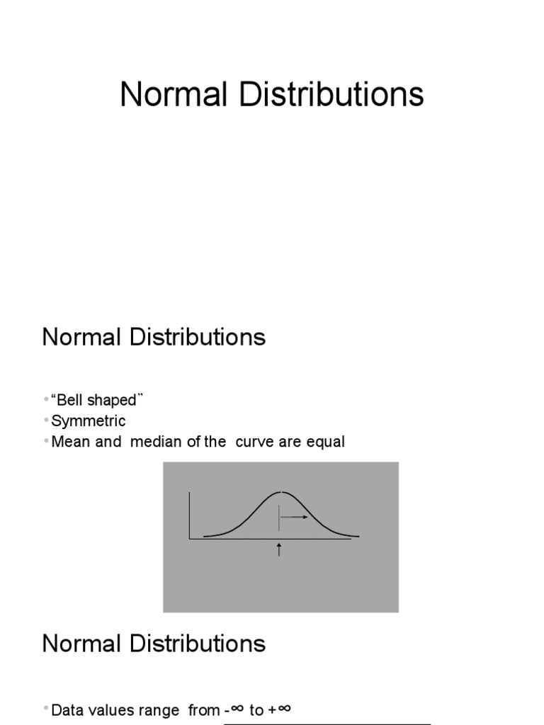 Week-7 Normal Distributions | PDF | Normal Distribution | Probability ...