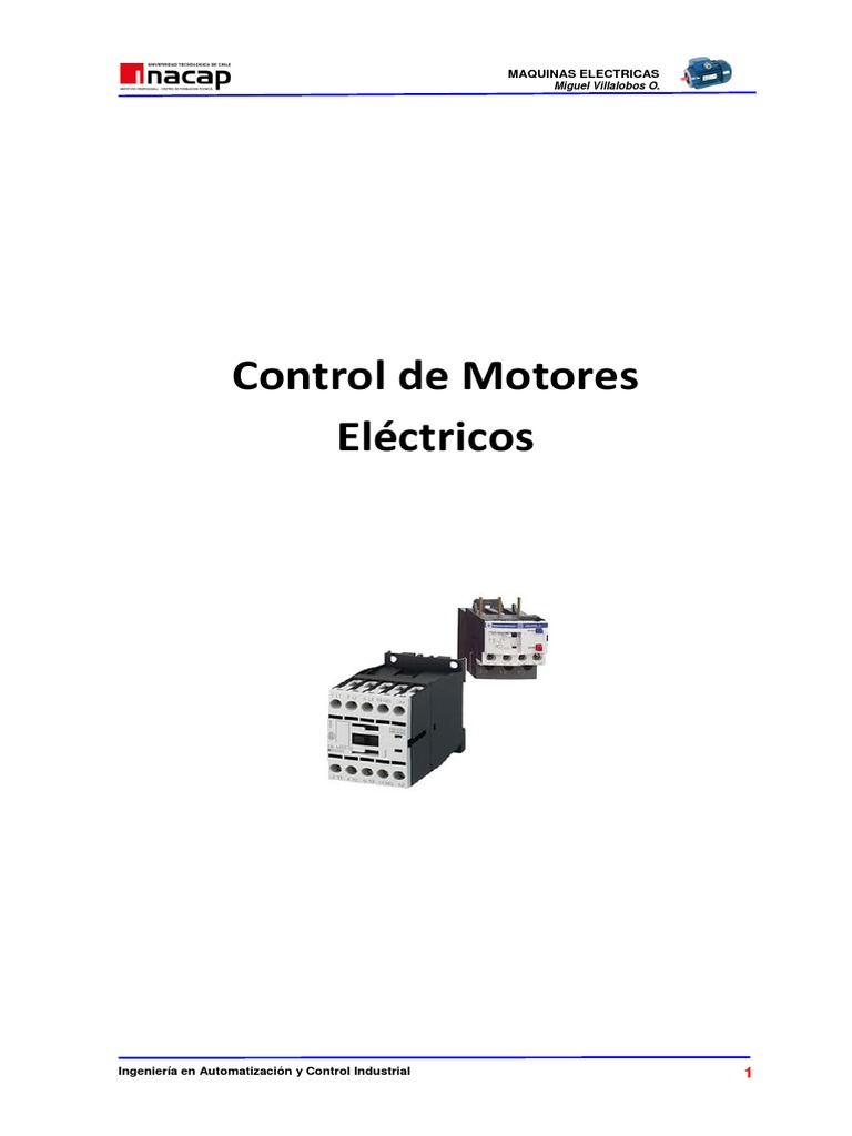 Control de Motores Eléctricos | PDF | Relé | Componentes eléctricos