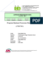 Program Bantuan Prasarana Masyarakat (PBPM) : Laporan Penggunaan Dana (LPD-IV)
