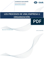 Los procesos clave de una empresa