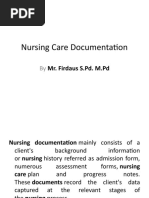 Nursing Care Documentaion