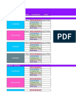 Plantilla Calendario de Contenido TRILL Digital Media