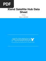 Xtend Satellite Hub Data Sheet: Forsway