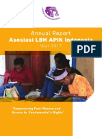 Annual Report Asosiasi LBH APIK Indonesia: Year 2017