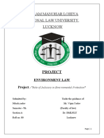 Project Environment Law