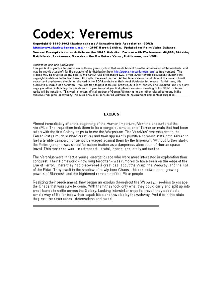 Codex Veremus | PDF | Leisure
