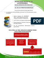 Impuestos de Gobiernos Locales, Ley de Municipios