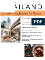 Facts On Visa Applications For Filipinos: Thailand
