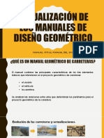 Actualización de Los Manuales de Diseño Geométrico