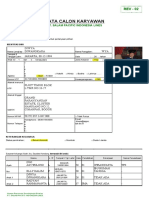 Data Calon Karyawan - Diwya Diwangkara