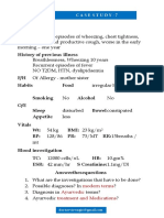 Possible Diagnosis of Respiratory Symptoms Notes