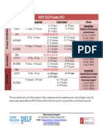 DELF-DALF Exams 2021: Sessions Registration Period Exam Dates Prices
