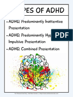 3 Types of ADHD Poster