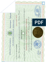 Faiza Certificate