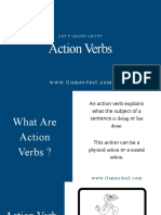 Action Verbs Vocabulary