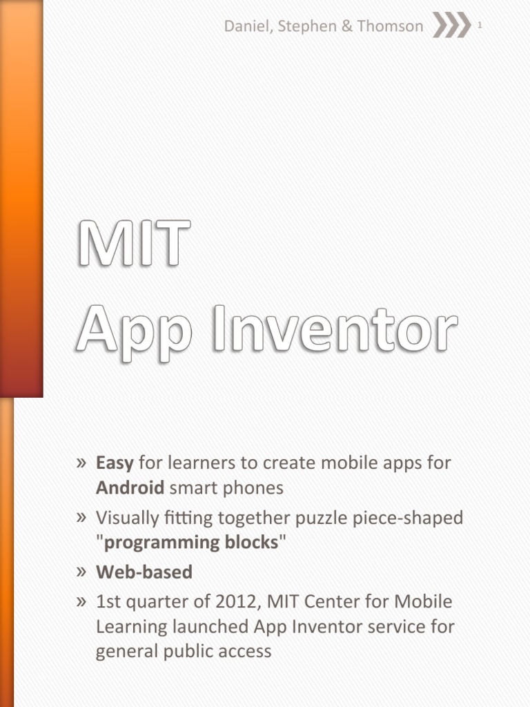 MIT App Inventor Setup Guide | PDF | Microsoft Windows | Android ...