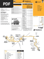 16 bus time tables