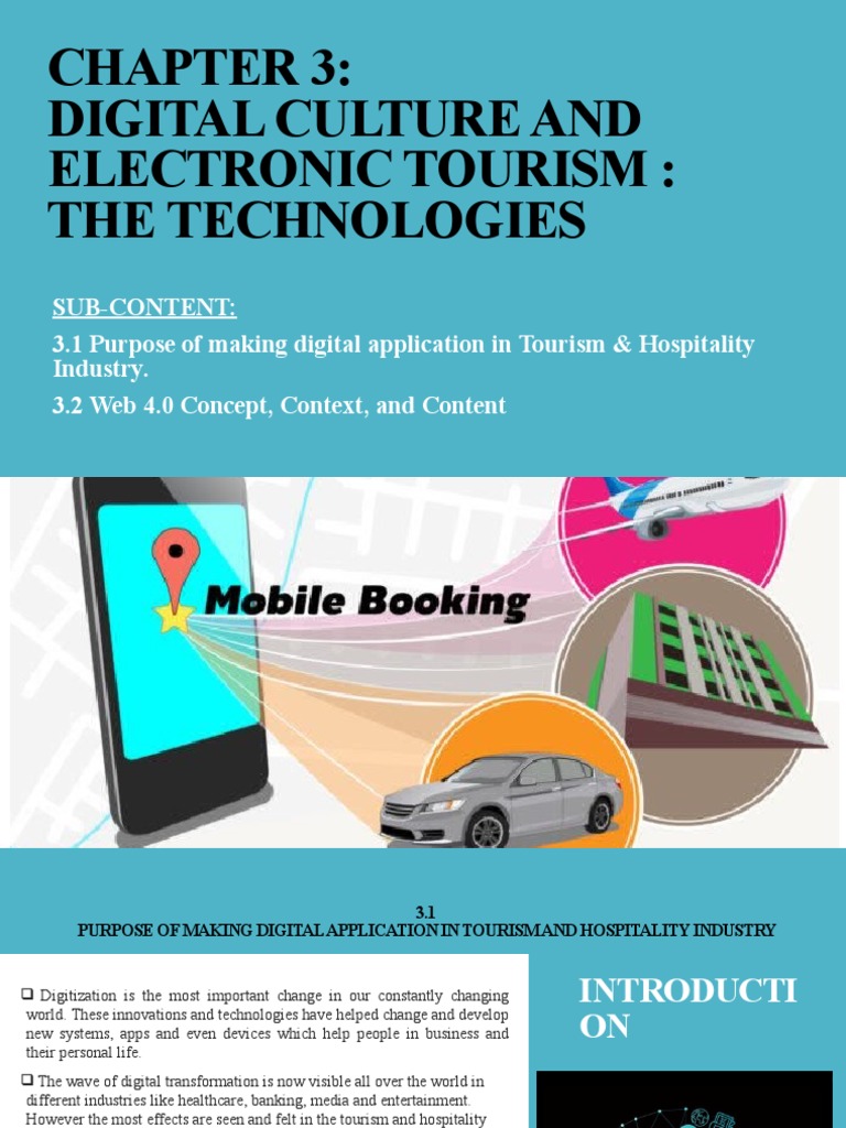 historical development of electronic tourism