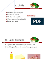 L4 Lipids Notes