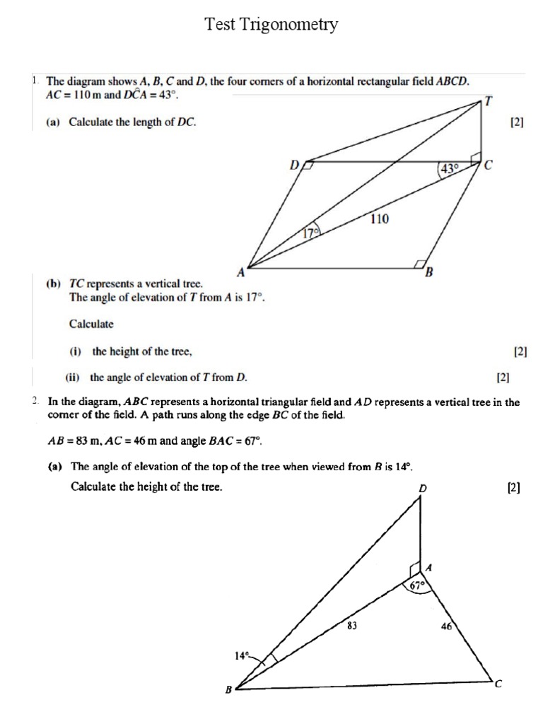 Trigonometry | PDF | Teaching Methods & Materials