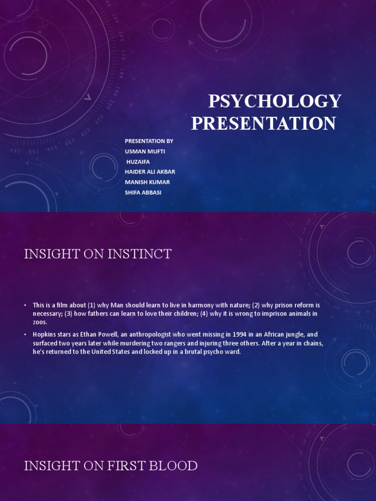 Presentation Psychology Group Shifa Final | PDF | Motivation | Motivational