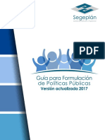 Guia Para Formulacion de Politicas Publicas Version Actualizada 2017