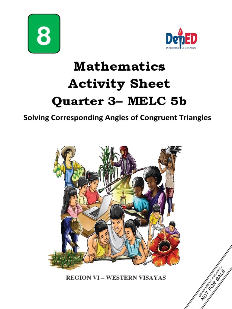Mathematics Activity Sheet Quarter 3 MELC 5b PDF Elementary