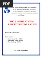 Well Completion & Reservoir Stimulation