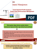 Akmen 10 Analisis Cost - Volume - Profit Alat Perencanaan Manajerial