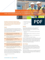 Workplace Mental Health and Substance Use Conditions in Male-Dominated Industries: A Systematic Literature Review