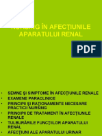 Nursing În Afecţiunile Aparatului Renal