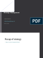 Strategy Management: Aftab KHAN