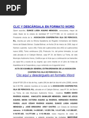 Modelo De Carta De Expulsion De Socio - Noticias Modelo
