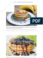 Clătite Cu Banane - Rețeta de Pancakes Cu Banane _ Savori Urbane