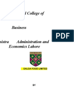 National College Of: Dalda Food Limited