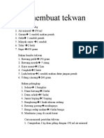 Cara Membuat Tekwan