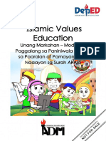 Islamic Values Education 4 - Q1 - Mod 5 - Paggalang Sa Paniniwala NG Iba - v1