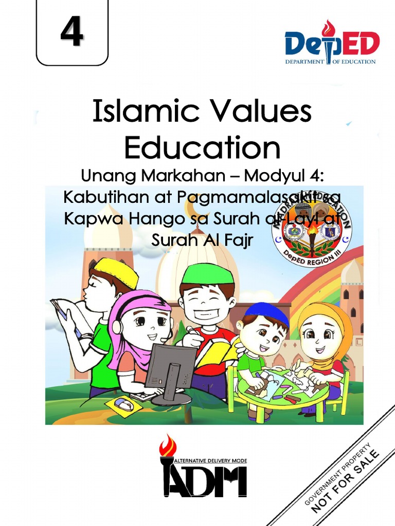 Islamic Values Education 4 - Q1 - Mod 4 - Kabutihan at-Pagmamalasakit ...