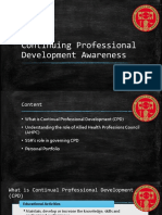 CPD Awareness Presentation Updated Aug 20