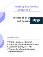 Engineering Economics: The Basics of Supply and Demand