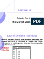 Private Sector The Market Mechanism
