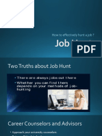 How to effectively hunt a job