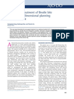 Nonsurgical Treatment of Brodie Bite