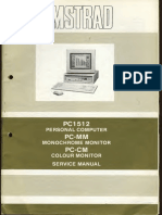 Amstrad PC1512 PC-MM PC-CM Service Manual 300dpi Agujereado