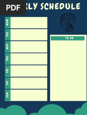 Weekly Schedule