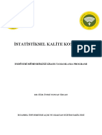 İstatistiksel Kalite Kontrolü: Endüstri Mühendisliği Lisans Tamamlama Programi