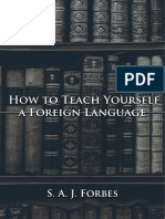 How To Teach Yourself A Foreign Language