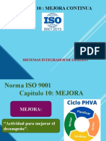 Capitulo 10 Norma Iso 9001