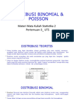 Materi-3 - UTS - DISTRIBUSI BINOMIAL & POISSON