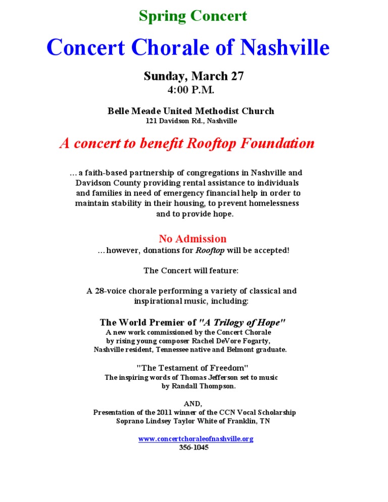 POSTER Spring Concert | PDF